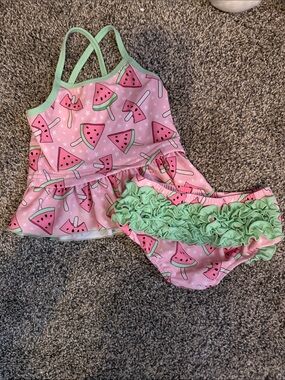 Caden Lane Watermelon Print Swimsuit